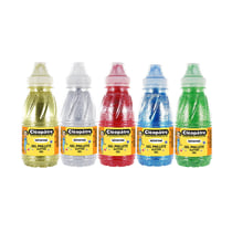 5 flacons de gouache Néfertari - gel pailleté - 250ml 