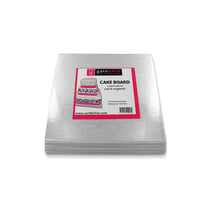 5 Cartons carrés- argent - 40 x 40 cm - Cerf Dellier