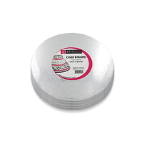 5 cartons ronds - argent - 40 cm - Cerf Dellier