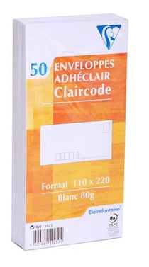 50 ENVELOPPES PRECASE 110x220 50 ENVELOPPES PRECASE 110x220