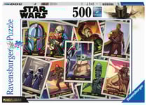 Puzzle Star Wars Mandalorian / Bébé Yoda - 500 pièces