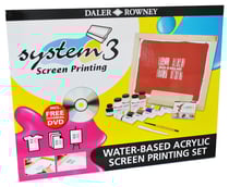 Kit de sérigraphie - Acrylique à base d'eau - System3