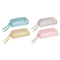 Trousse rectangulaire 2 compartiments Oberthur - Modèles assortis - Colors Double Pastel 4D - Vendu à l'unité