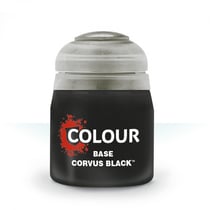 Peinture Citadel Base - 12 ml - Corvus Black