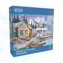 Puzzle 1000 pièces - Winter at the cabin - Gibsons