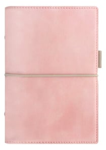 Organiseur scolaire 2023/2024 - Domino Soft - Format Personal - Filofax - Rose pâle
