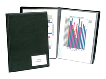 Porte-vues A4 - Goldline - 100 vues - PVC - Exacompta - Noir