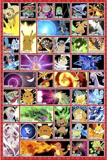 Pokemon Poster Maxi 915X61 Vignettes