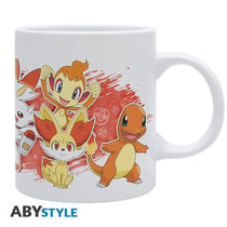 POKEMON - Mug - 320 ml - Starters Feu Blanc - subli