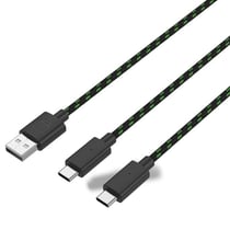 Pack de deux batteries rechargeables pour manette Xbox Series X - S - Noir