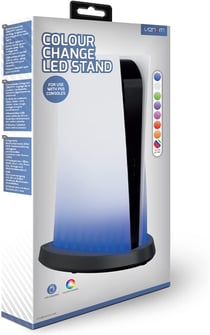 Support lumineux à LEDs multicolores pour console PS5