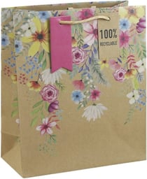 Sac cadeau format L - Eté floral