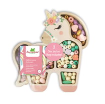 Coffret Licorne - Perles en bois