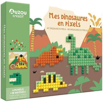 MON COFFRET D'ARTISTE - MES CREATIONS EN PIXELS DINOSAURES
