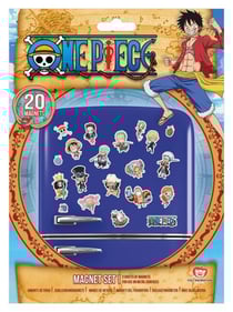 Lot de 20 magnets Pyramid International - One Piece - Chibi