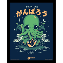 Affiche encadrée Ilustrata - Good luck Cthulhu - 30 x 40 cm