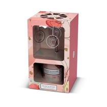 Bougie Heart & Home - Carrousel roses