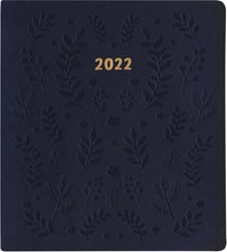 1 Agenda civil semainier 2022 - Letts Woodland Blossom - 10,7 x 9,7 cm - Oberthur - Coloris assortis