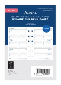 Recharge agenda semainier 2026 Letts of London - Pocket