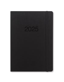Agenda semainier 2026 Letts of London - Noir - A5 14,8 x 21 cm - Memo