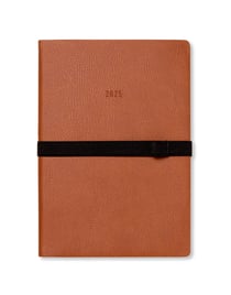 Agenda semainier 2026 Letts of London - Camel - A5 14,8 x 21 cm - Oslo
