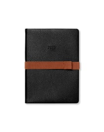 Agenda semainier 2026 Letts of London - Noir - A6 10,5 x 14,8 cm - Oslo