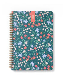 Agenda semainier 2026 Letts of London - Vert - A5 14,8 x 21 cm - Spring Valley