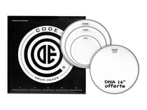 Code Generator Fusion Pack - Jeu de peaux de batterie - 10"/12"/14"/14" - transparent