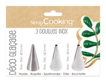 Lot de 3 douilles pour glaçage ScrapCooking®