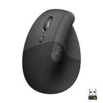 Souris sans fil pour gauchers - Lift Vertical Ergonomic Mouse Logitech - Noire