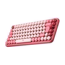 Clavier sans fil Logitech POP Keys - Bluetooth LE, Bluetooth 5.1 - Coral rose