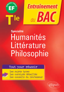 Spécialité Humanités, Littérature et Philosophie - Terminale - Épreuve finale
