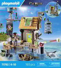PLAYMOBIL - Port et repaire de pirates avec prisons - 71792 - Les pirates
