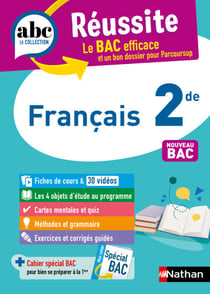 Français 2de - ABC Réussite - Programme de seconde 2025-2026 - Cours, Méthode, Exercices - EPUB