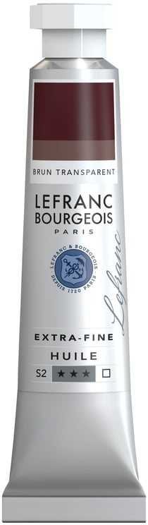 Peinture à l'huile extra-fine - 20ml - brun transparent