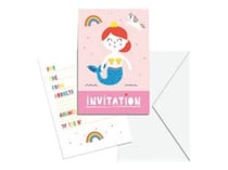  6 cartes d'invitation - Clairefontaine - Héros De Mon Enfance 