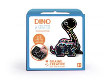 4 cartes à gratter 3D design dinosaure