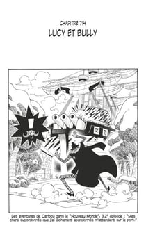 One Piece édition originale - Chapitre 714 - Lucy et Bully