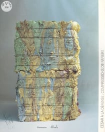 César à La Défense : compressions de papiers - Exposition organisée du 20 juin au 5 septembre 1990