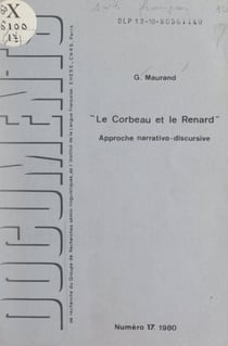 Le corbeau et le renard - Approche narrativo-discursive