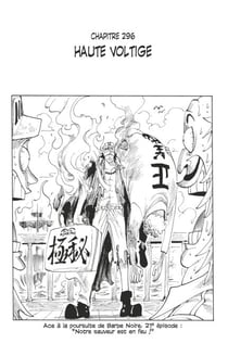 One Piece édition originale - Chapitre 296 - Haute voltige