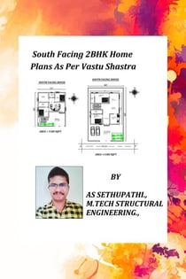 South Facing 2BHK Home Plans As Per Vastu Shastra - First, #1