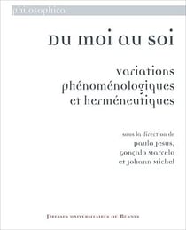 Du moi au soi - Variations phénoménologiques et herméneutiques