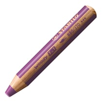 Crayon multi-talents pointe extra-large - STABILO - Mauve lilas - Woody 3 in 1