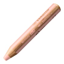 Crayon multi-talents pointe extra-large - STABILO - Rose abricot - Woody 3 in 1