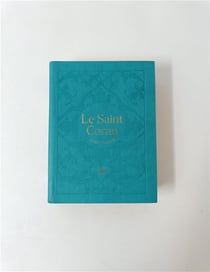 Le Saint Coran - édition bilingue français/arabe ; vert clair ; dorure