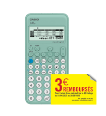 Calculatrice scientifique CASIO - Collège - FX92 Collège