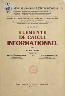 Cours de mathématiques supérieures appliquées (4) - Éléments de calcul informationnel