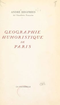 Géographie humoristique de Paris