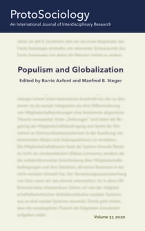 Populism and Globalization - ProtoSociology Volume 37